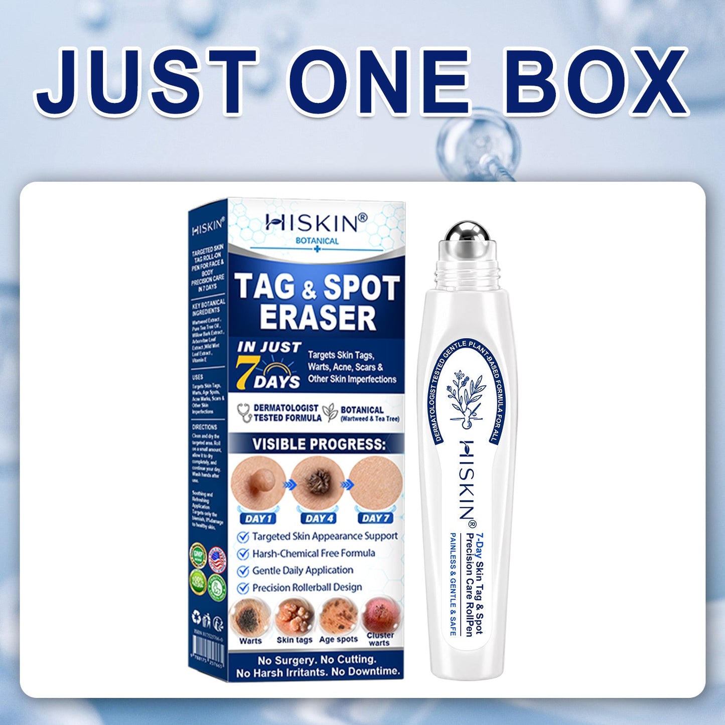 Upsell 𝐇𝐈𝐒𝐊𝐈𝐍®👩‍⚕️ 𝟕-𝐃𝒂𝘆 𝐒𝗸𝐢𝐧 𝐓𝒂𝗴 & 𝐒𝐩𝙤𝐭 𝐄𝐫𝒂𝐬𝙚𝐫 Painless & Scar-Free Advanced Imperfection Removal Rollerball Pen (Copy)