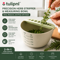 tulipnl™ Precision Herb Stripper & Measuring Bowl