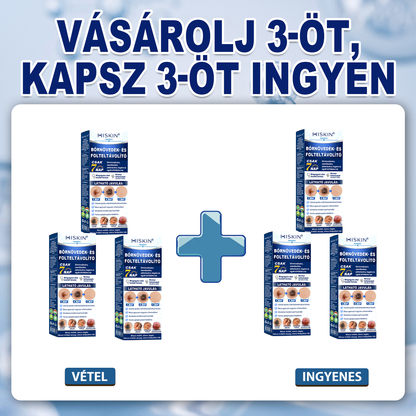 🌿 HiSkin® 🎁 Egy utolsó, még jobb ajánlat! Szerezz be most egy extra HiSkin®-t 50% kedvezménnyel, hogy megszakítás nélkül folytathasd a kezelést.