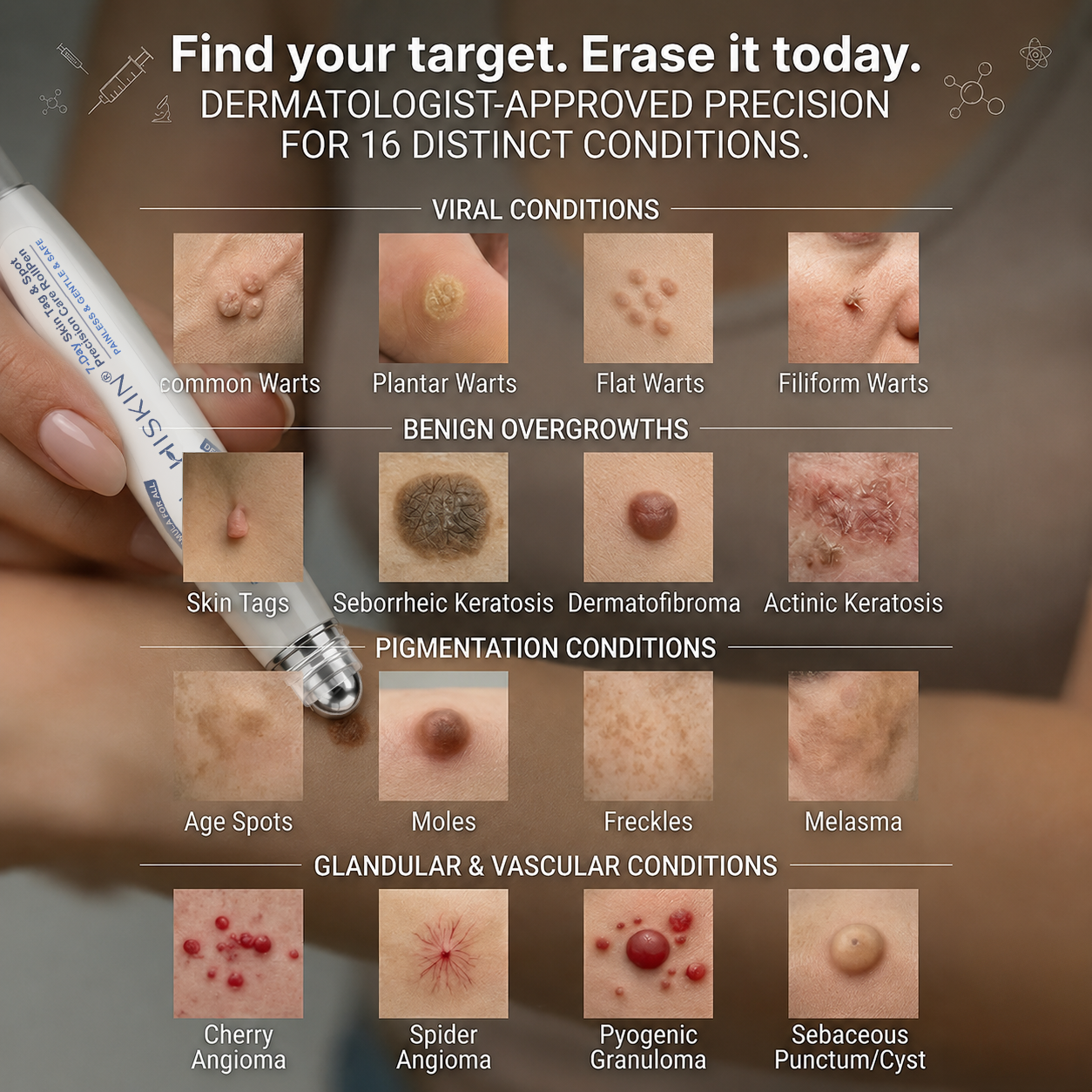 Upsell 𝐇𝐈𝐒𝐊𝐈𝐍®👩‍⚕️ 𝟕-𝐃𝒂𝘆 𝐒𝗸𝐢𝐧 𝐓𝒂𝗴 & 𝐒𝐩𝙤𝐭 𝐄𝐫𝒂𝐬𝙚𝐫 Painless & Scar-Free Advanced Imperfection Removal Rollerball Pen (Copy)