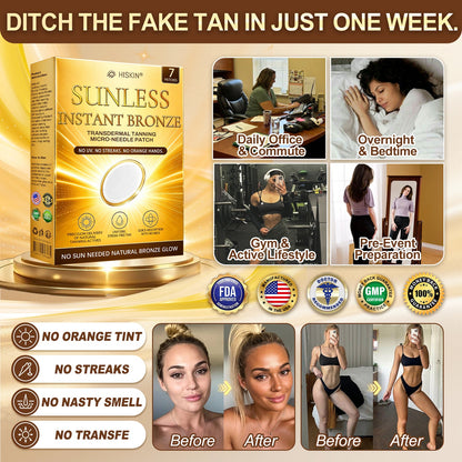 𝑶𝒇𝒇𝒊𝒄𝒊𝒂𝒍 𝑺𝒕𝒐𝒓𝒆 | ☀️☀️ 𝐇𝐢𝐬𝐤𝐢𝐧® 𝐒𝐮𝐧𝐥𝐞𝐬𝐬 𝐈𝐧𝐬𝐭𝐚𝐧𝐭 𝐁𝐫𝐨𝐧𝐳𝐞 𝐓𝐚𝐧𝐧𝐢𝐧𝐠 𝐌𝐢𝐜𝐫𝐨𝐧𝐞𝐞𝐝𝐥𝐞 𝐏𝐚𝐭𝐜𝐡 (𝐉𝐮𝐬𝐭 𝐨𝐧𝐜𝐞 𝐚 𝐝𝐚𝐲) 𝐕𝐢𝐬𝐢𝐛𝐥𝐞 𝐁𝐫𝐨𝐧𝐳𝐞 𝐆𝐥𝐨𝐰 𝐢𝐧 𝟕 𝐃𝐚𝐲𝐬 ✅ 𝐍𝐨 𝐔𝐕, 𝐍𝐨 𝐎𝐫𝐚𝐧𝐠𝐞, 𝐍𝐨 𝐒𝐭𝐫𝐞𝐚𝐤𝐬, 𝐍𝐨 𝐃𝐇𝐀, 𝐍𝐨 𝐌𝐞𝐬𝐬.